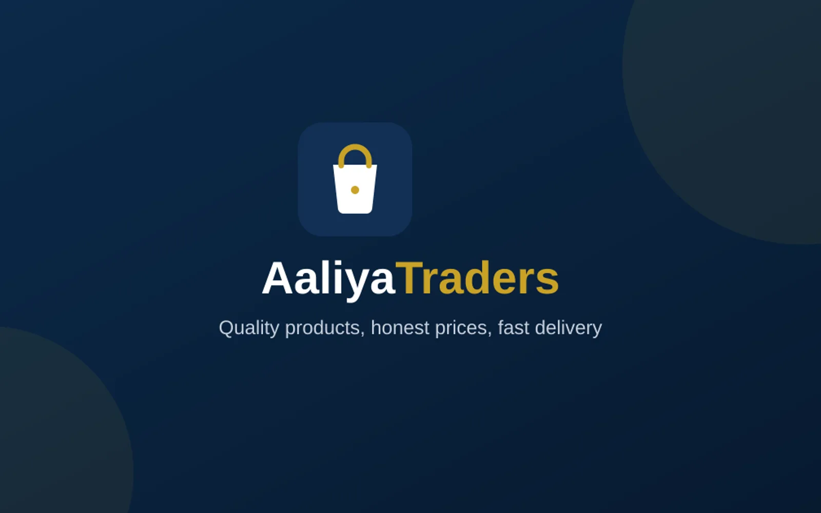 Aaliya Traders — معاينة المنصة